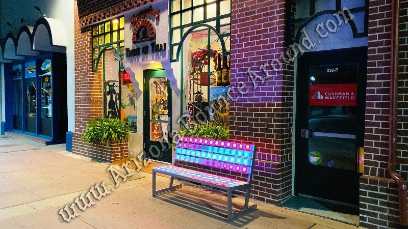 LED Park Benchs for rent in Phoenix Arizona.JPG